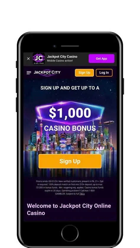 Jackpot CAsino  on Mobile 